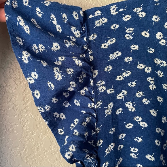 Rails Chloe Cobalt Floating Daisies Romper Medium - Picture 6 of 10